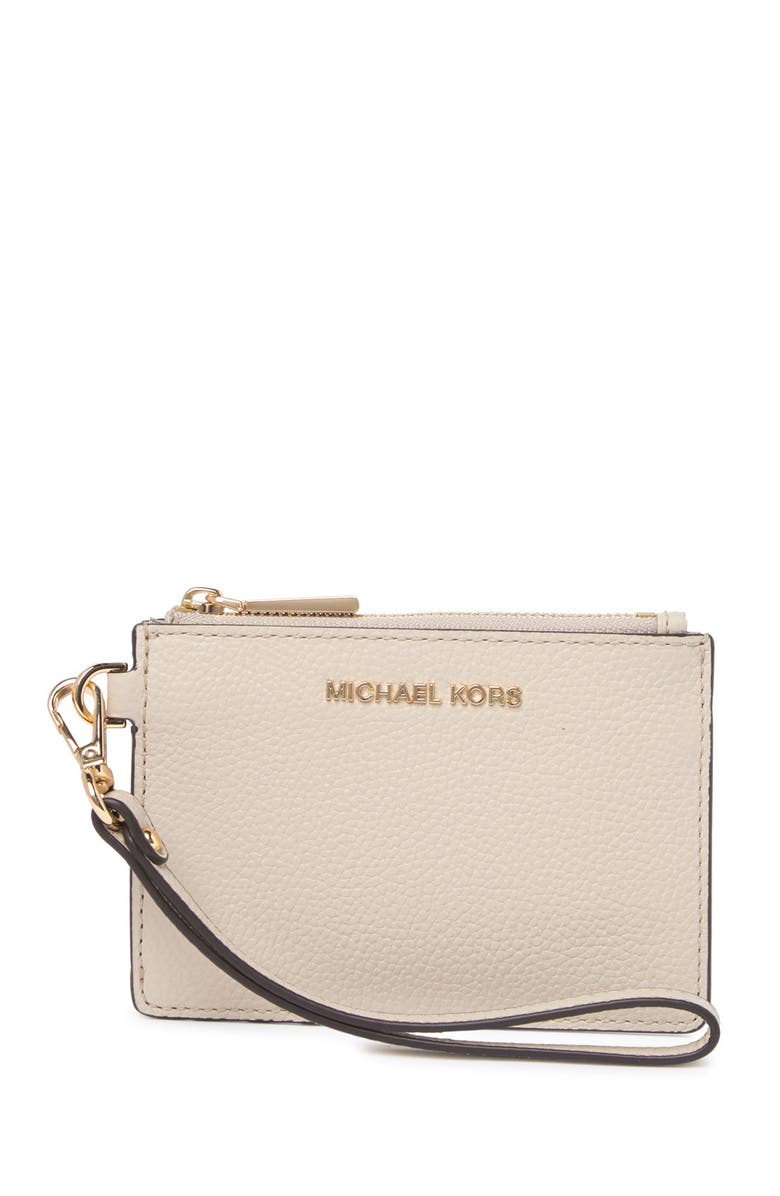 MICHAEL Michael Kors Small Mercer Leather RFID Coin Purse, Alternate, color, 