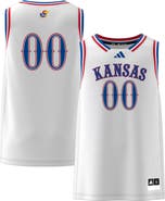 adidas Men's adidas #00 White Kansas Jayhawks Swingman Jersey