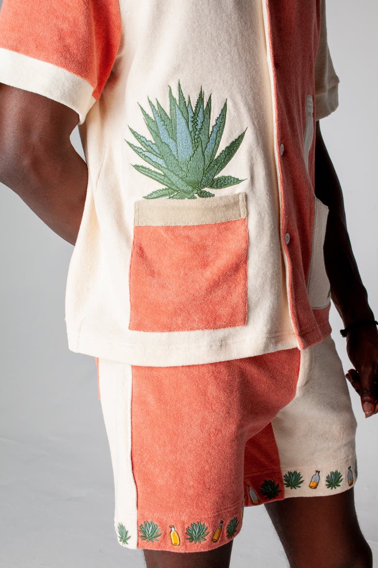 '¡Gusanito!' Cabana Top, Alternate, color, Parchment/Pink Adobe