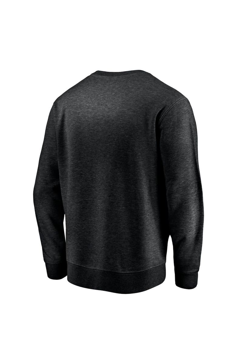 FANATICS Men's Fanatics Branded Heathered Black Sacramento Kings Game Time Arch Pullover Sweatshirt, Alternate, color,