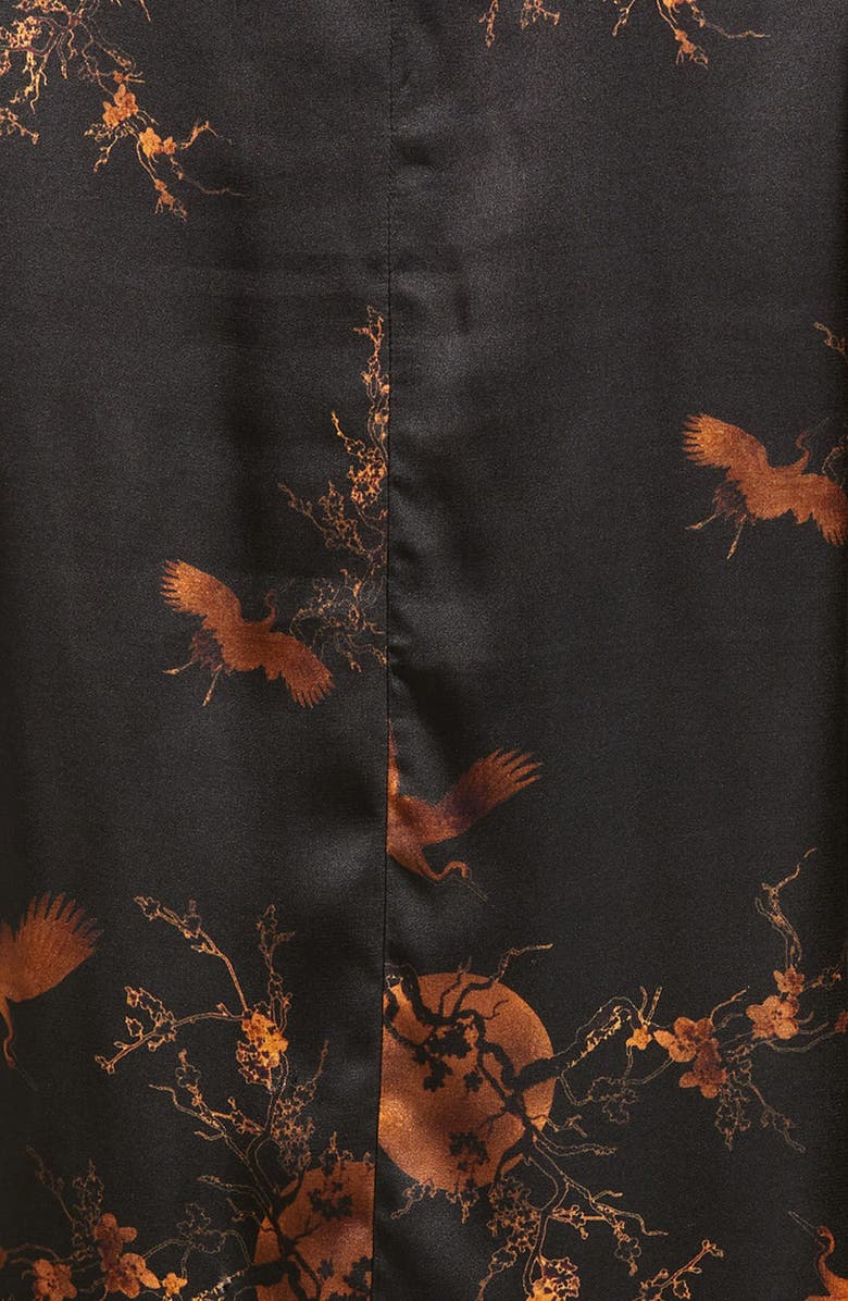 AllSaints Zola Aurora Silk Blend Blouse, Alternate, color, 