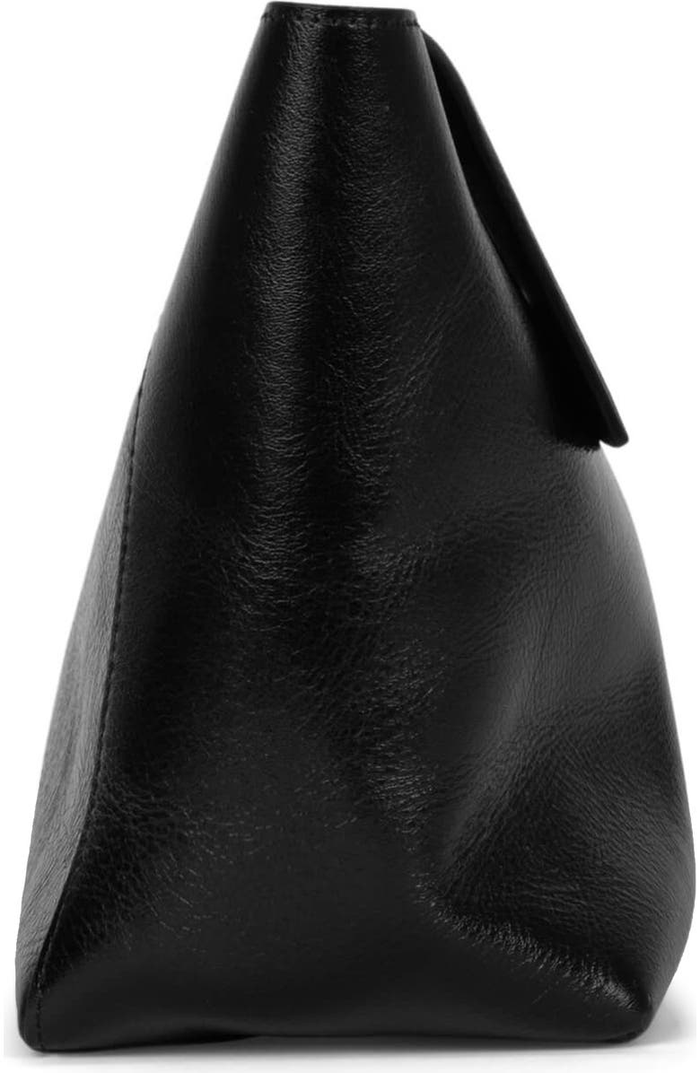 Jeffrey Campbell Toolbox Leather Clutch, Alternate, color, Black