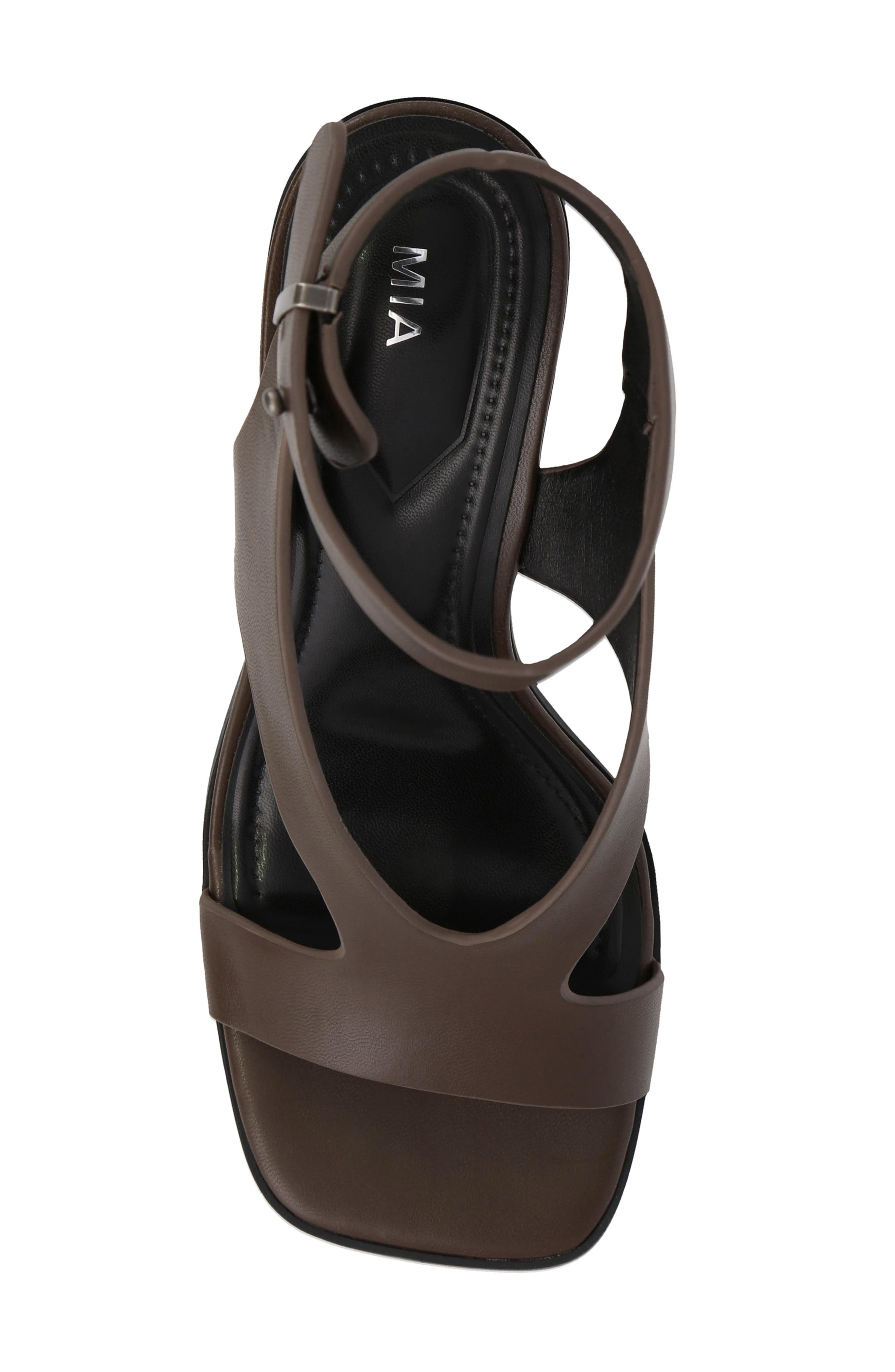 MIA Felipa Sandal, Alternate, color, Chocolate
