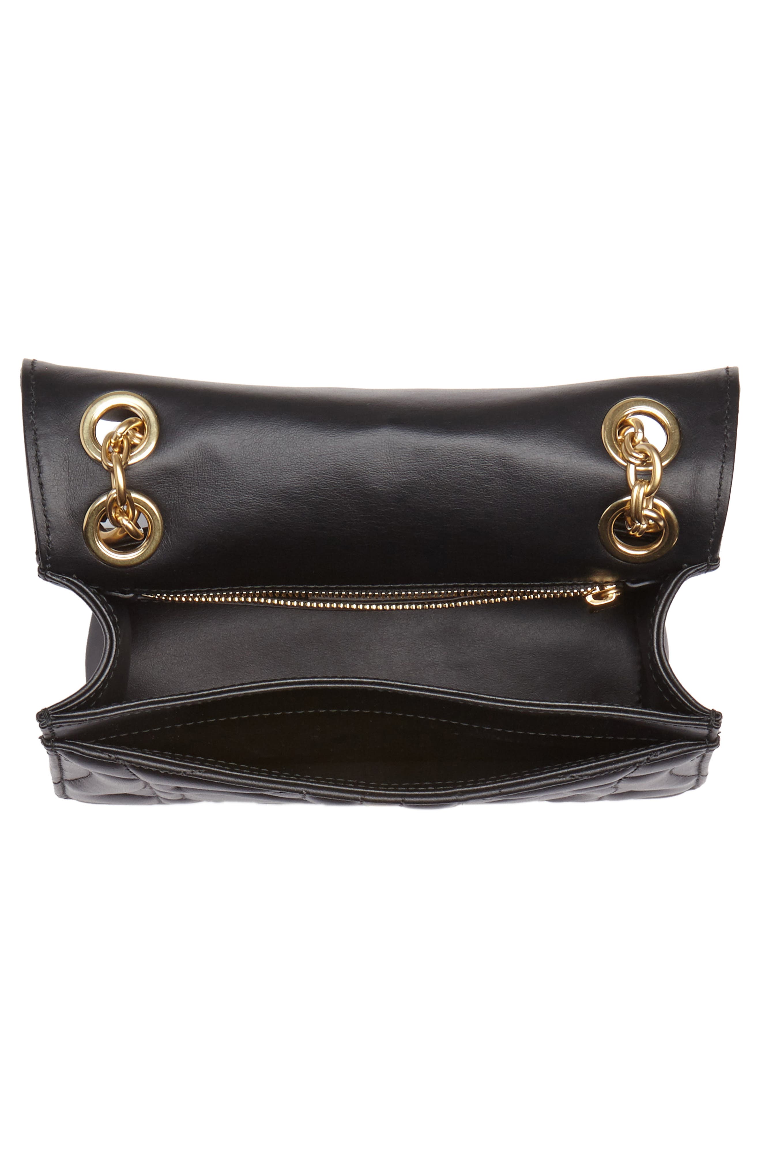 FERRAGAMO Salvatore Ferragamo Quilted Gancio Leather Shoulder Bag, Alternate, color, 