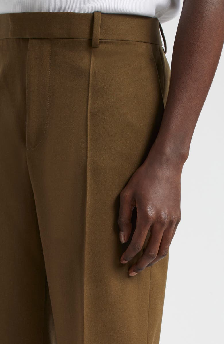 Bottega Veneta Grain de Poudre Satorial Wool Slim Trousers, Alternate, color, Liana