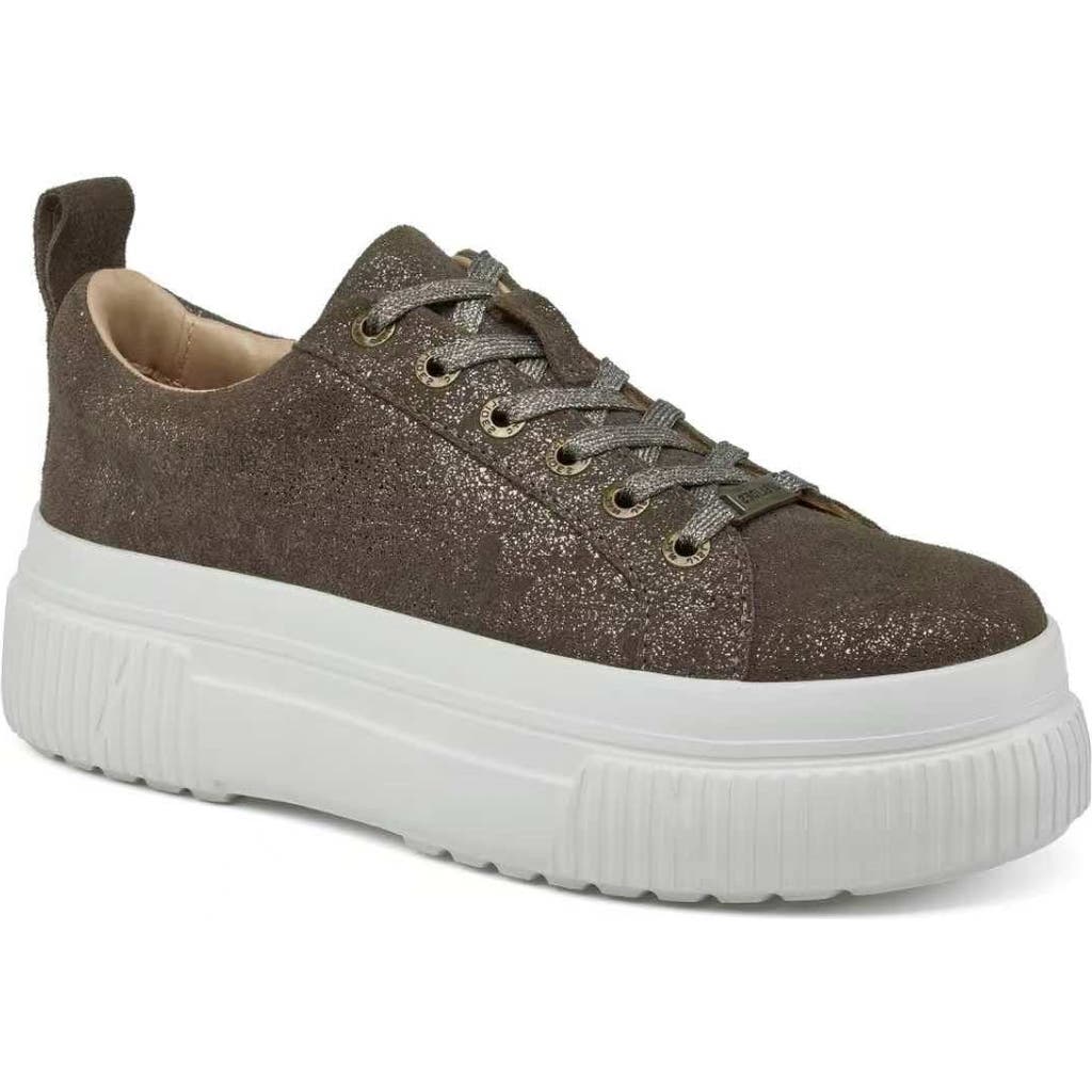 Jslides Footwear West Sneaker In Metallic Khaki | ModeSens