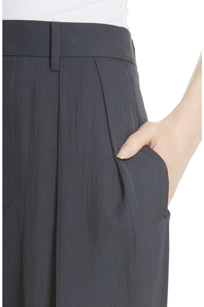 High Waist Wide Leg Pants, Alternate, color, COASTAL