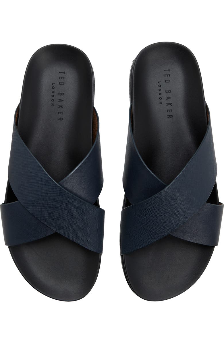 Ted Baker London Saltburn Slide Sandal, Alternate, color, Navy