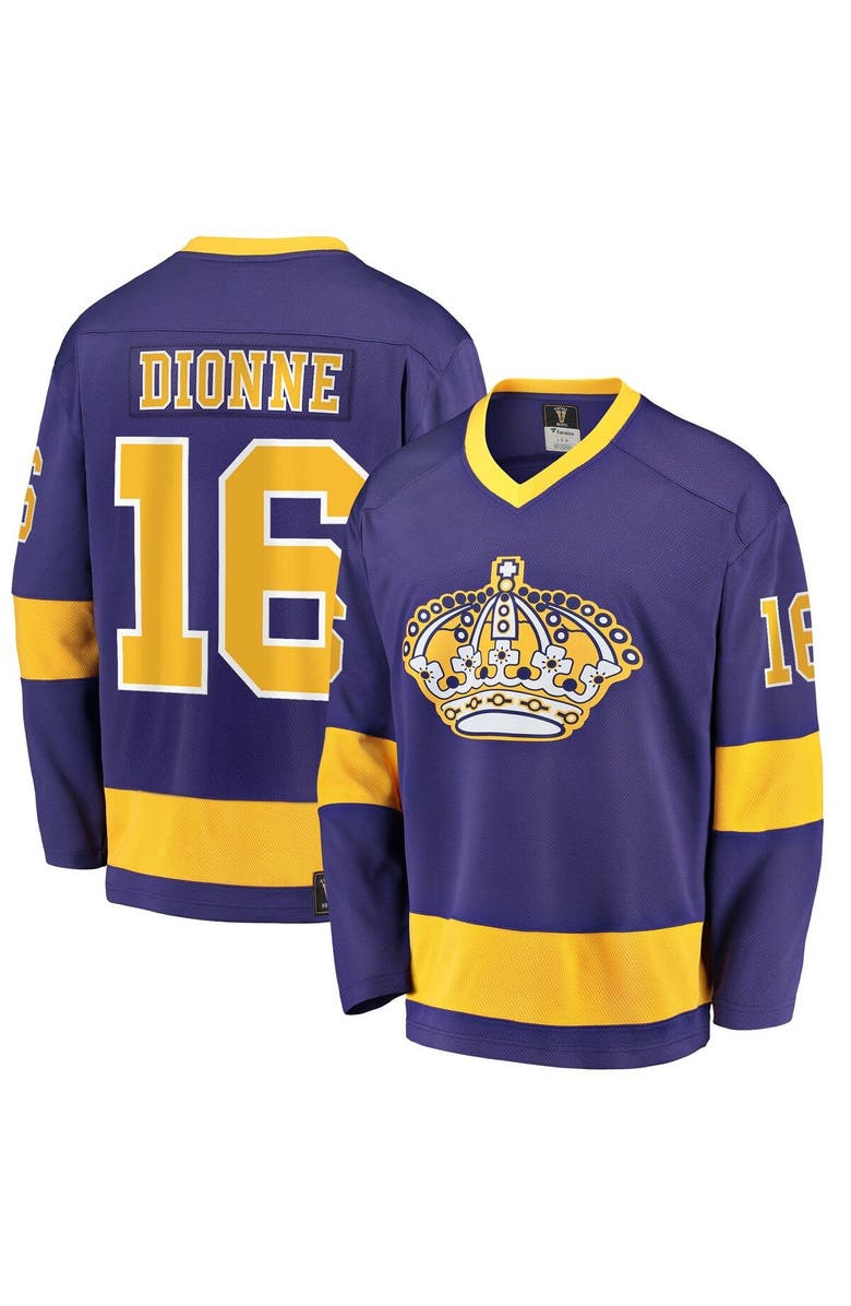 FANATICS Men's Fanatics Branded Marcel Dionne Purple Los Angeles Kings Premier Breakaway Retired Player Jersey, Main, color, Purple