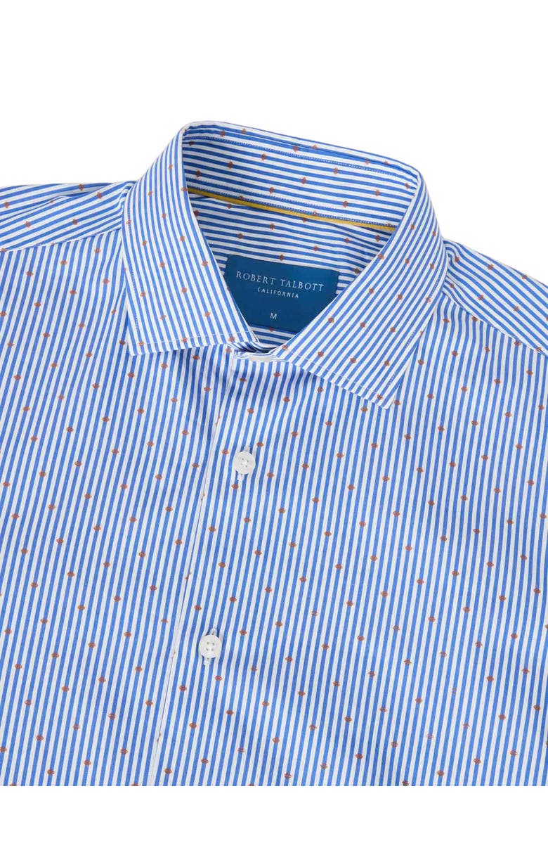 Robert Talbott Reynolds Fil Coupe Shirt, Alternate, color, Blue/White