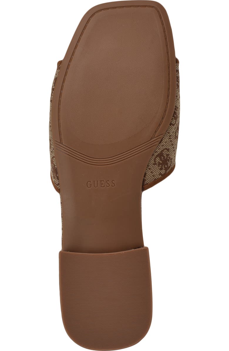 GUESS Tarishae Slide Sandal, Alternate, color, Medium Brown