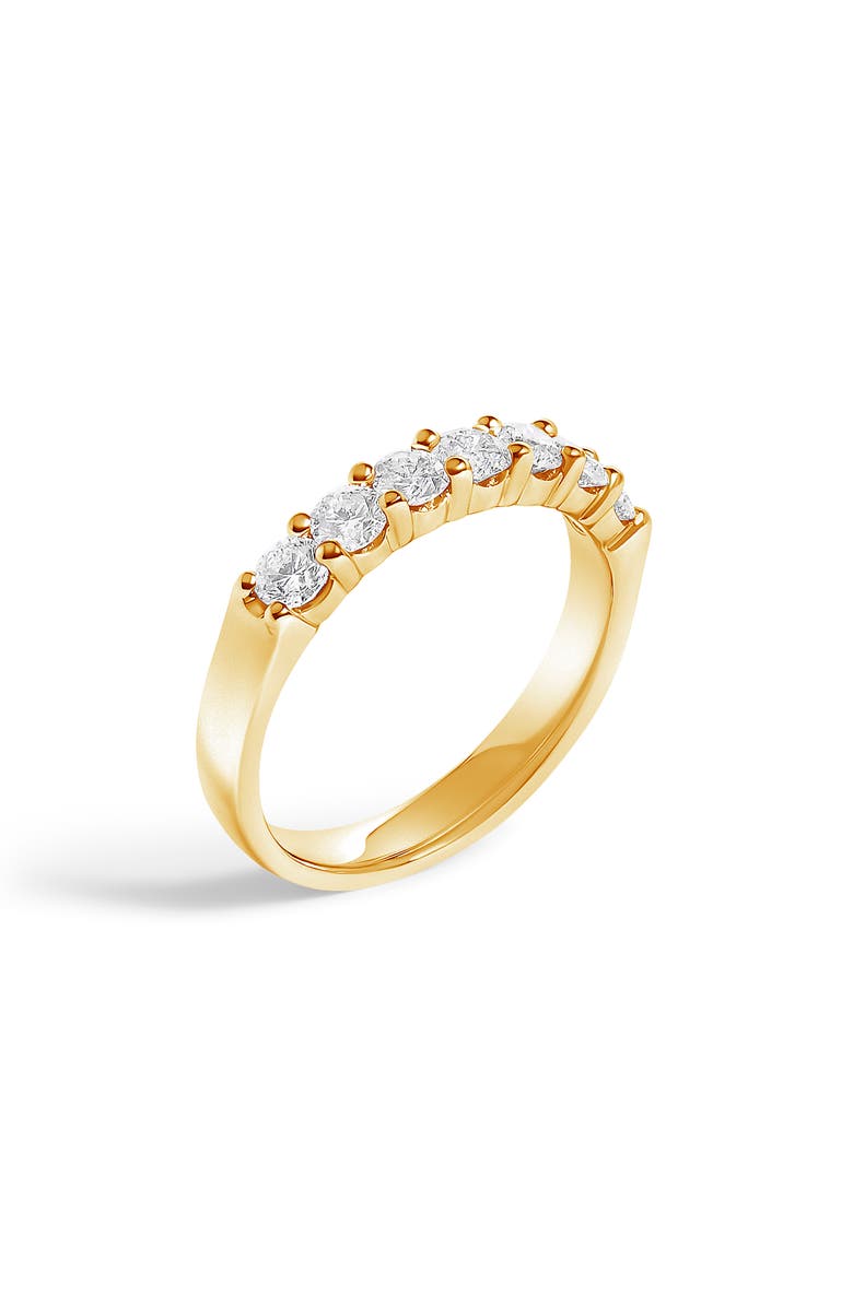 Haus of Brilliance 14K Gold 3/4 Ctw Diamond 7 Stone Band Ring, Alternate, color, Yellow Gold