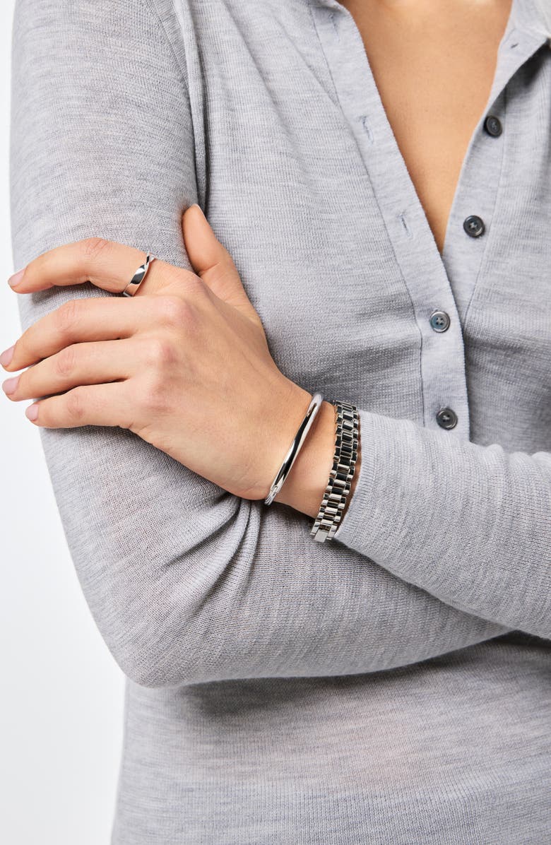 Ana Luisa Ora Watchstrap Bracelet, Alternate, color, Silver