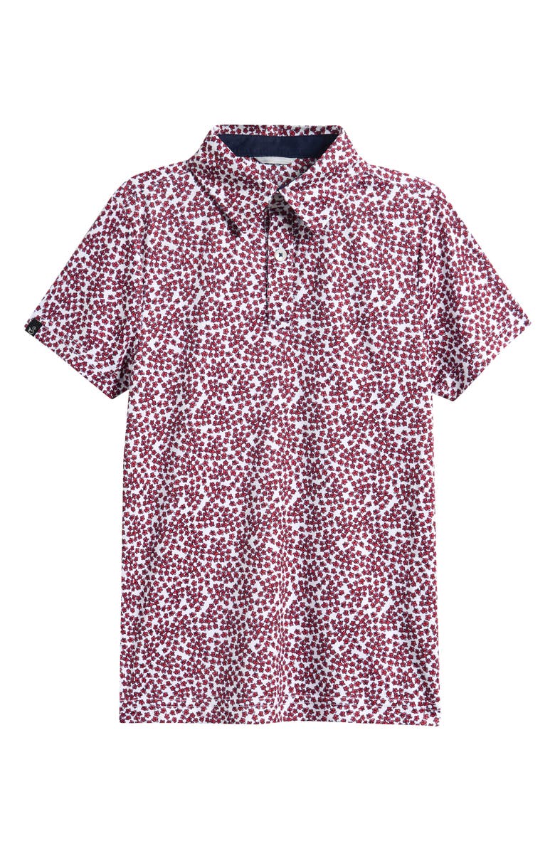Swannies Kids' Preston Polo, Main, color, Red
