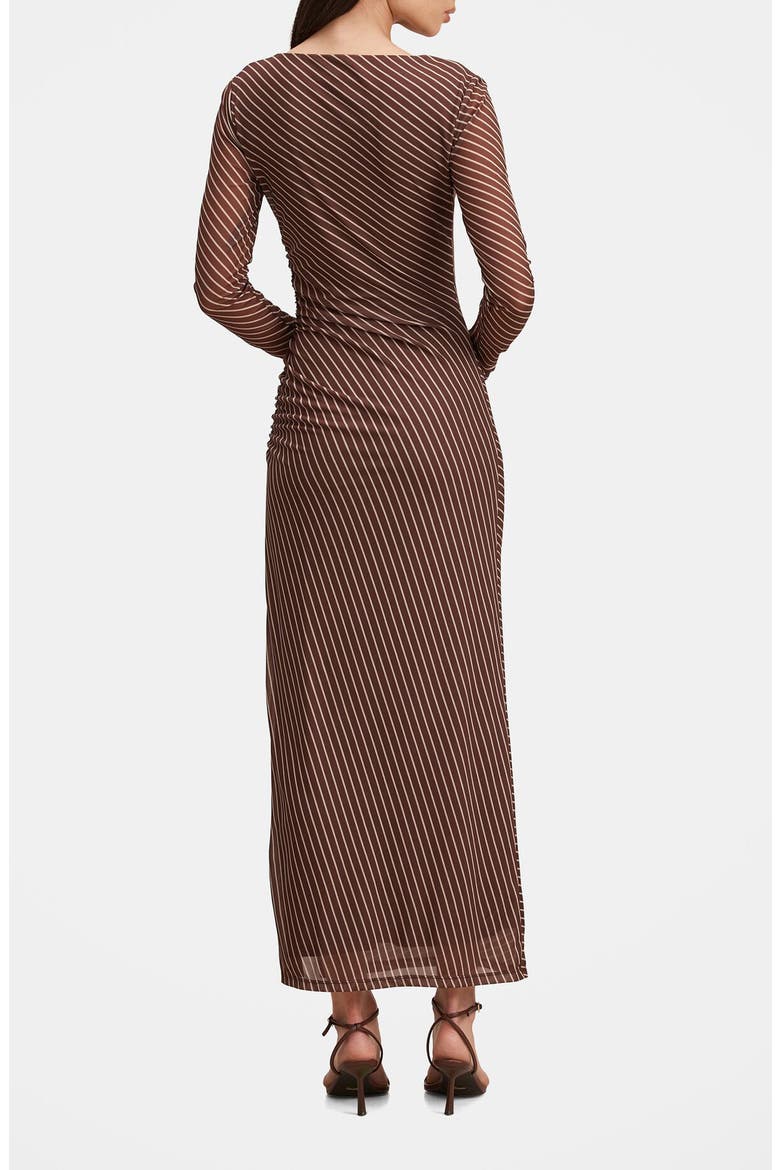 Ariel Long Sleeve Stripe Maxi Dress, Alternate, color, CORBY STRIPE