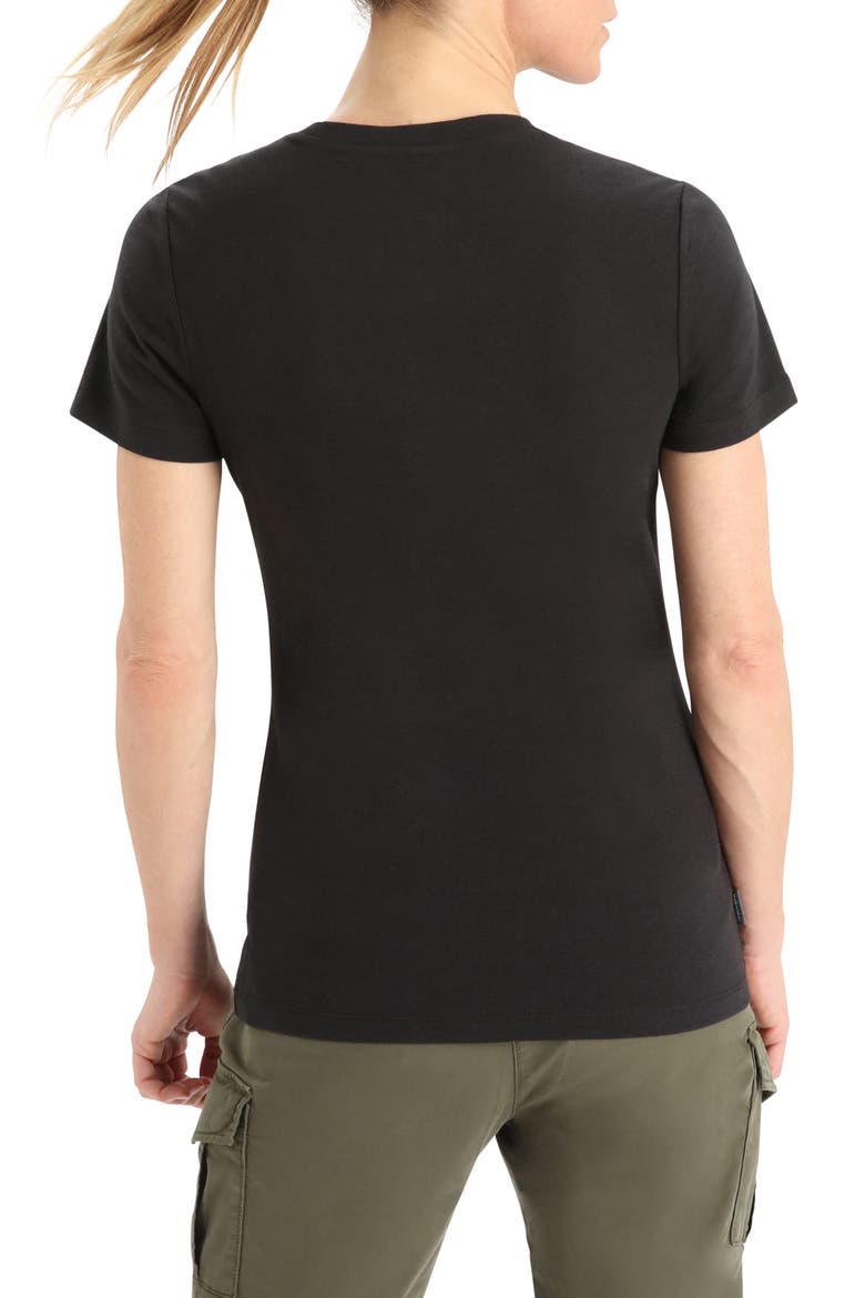 Central Merino Blend T-Shirt, Alternate, color, BLACK