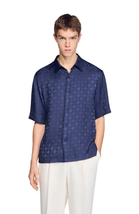 Square Cross loose-fit shirt