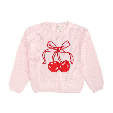 Cherry Bow Knit Sweater (Baby, Toddler, Little Kid 
Big Kid)