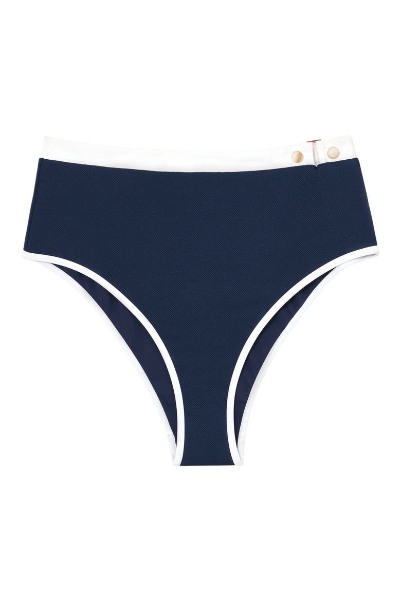 Bronte Bikini Bottoms, Alternate, color, NAVY/ IVORY