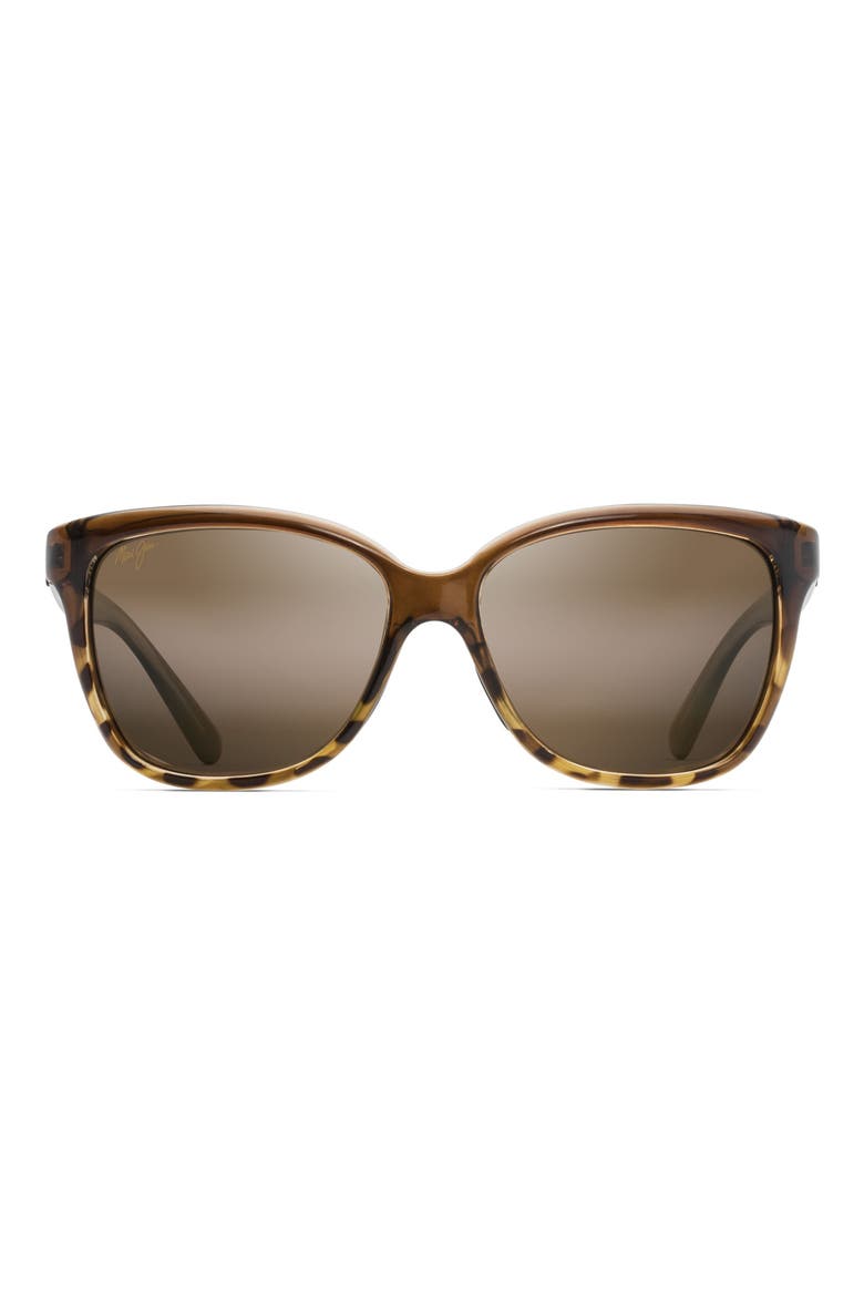 Starfish 56mm PolarizedPlus2® Cat Eye Sunglasses, Main, color, BROWN
