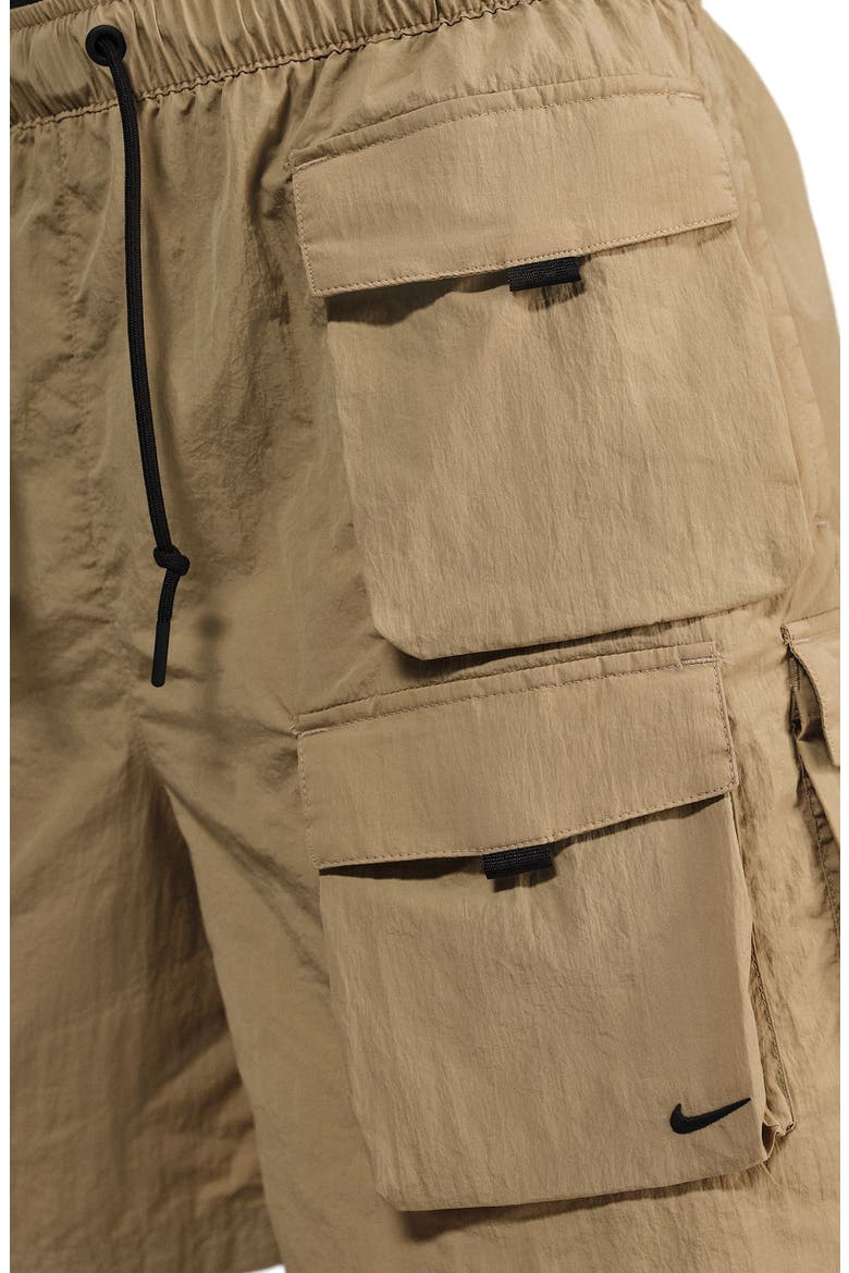 Tech Woven Cargo Shorts, Alternate, color, PARACHUTE BEIGE/ BLACK