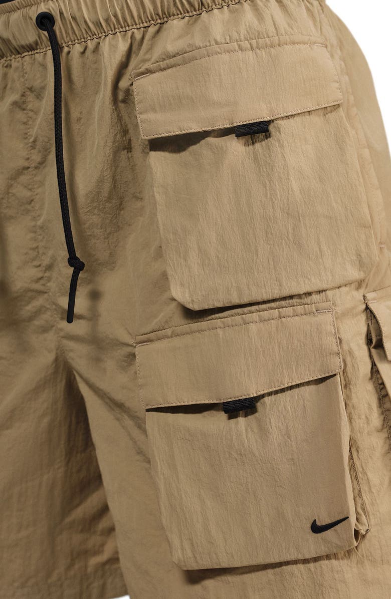 Nike Tech Woven Cargo Shorts, Alternate, color, Parachute Beige/ Black