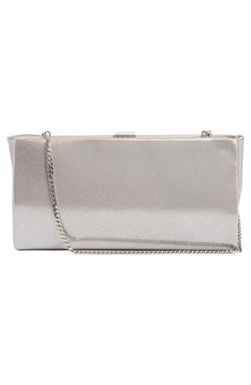 Stuart Weitzman The Vip Loveknot Clutch In Silver