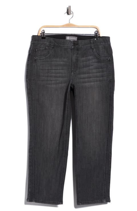 Double Side Seam Straight Leg Jeans