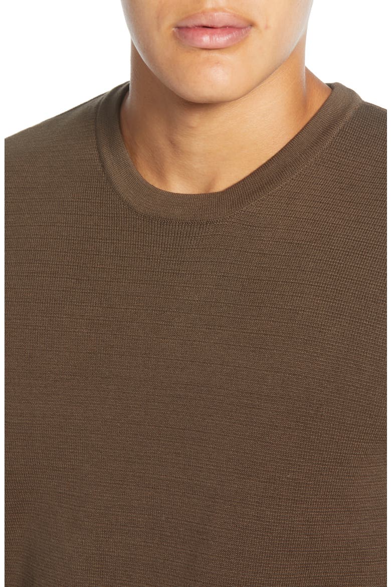 Milano Regular Fit Crewneck Sweater, Alternate, color, LODEN GREEN