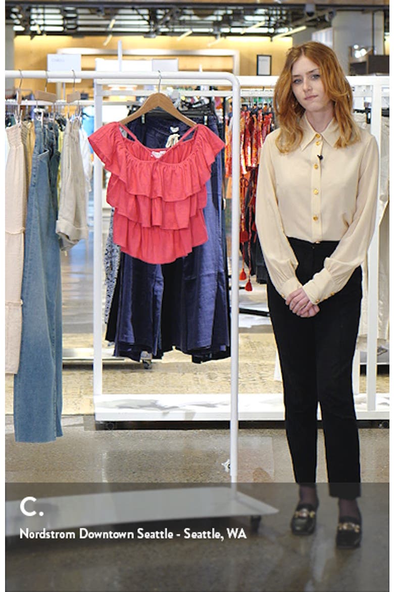 Off the Shoulder Ruffle Top video