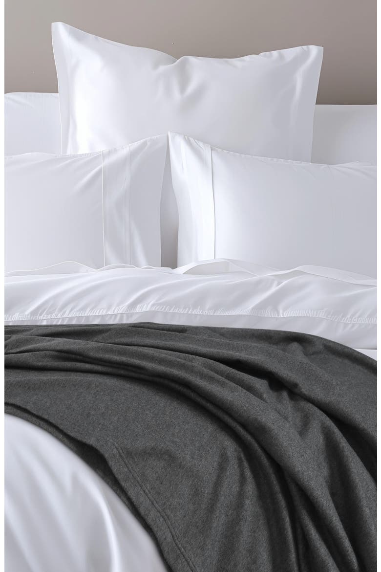 Cotton Throw Blanket, Alternate, color, HEATHER DARK GREY
