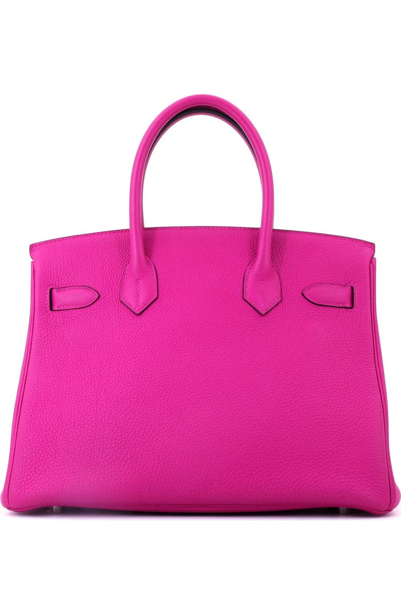 Pre-Owned Hermes Birkin Handbag Pink Togo with Palladium Hardware 30, Alternate, color, Rose Pourpre