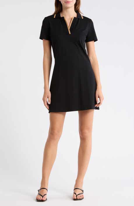 BOSS Short Sleeve Polo Shirtdress
