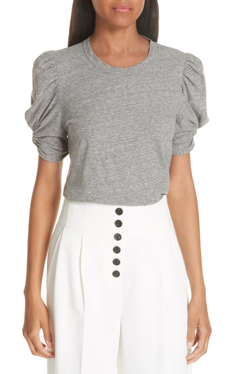 A.L.C. Kati Twist Sleeve Tee, Main, color,