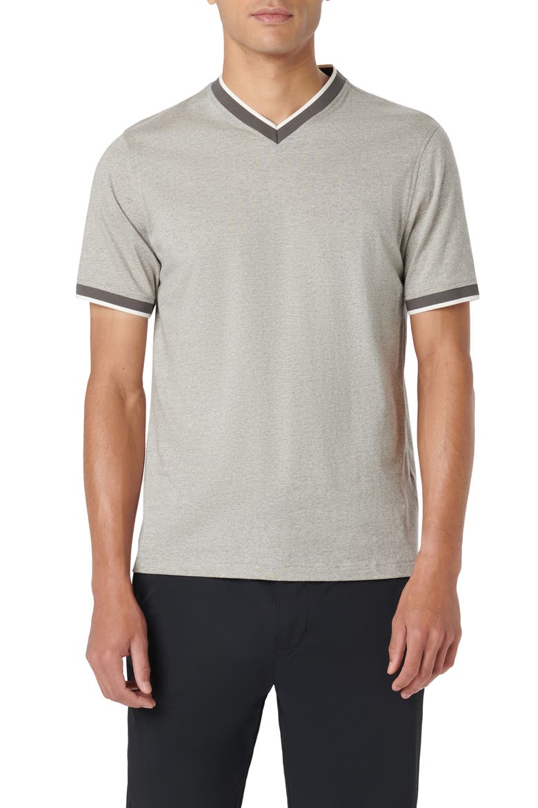 High V-Neck T-Shirt, Main, color, ASPHALT