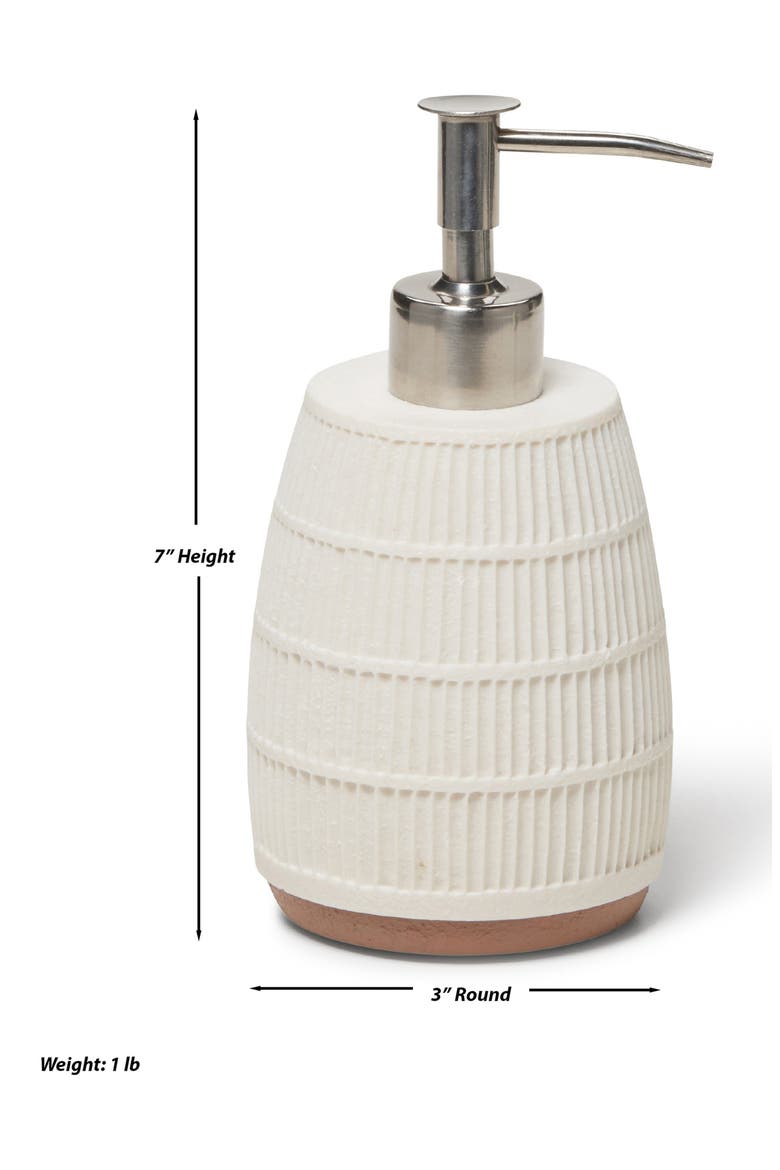3-Piece Bathroom Accessories Set, Alternate, color, CREAM