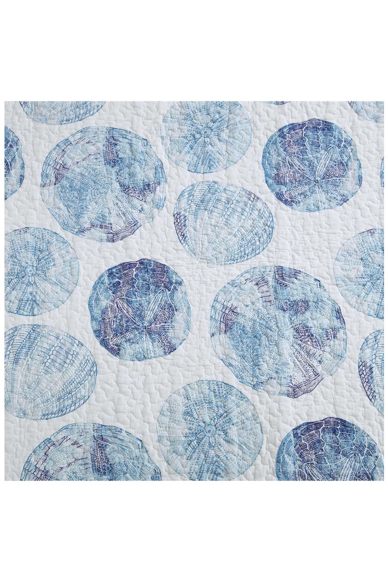 Ocean Isle Cotton Quilt & Sham Set, Alternate, color, INDIGO