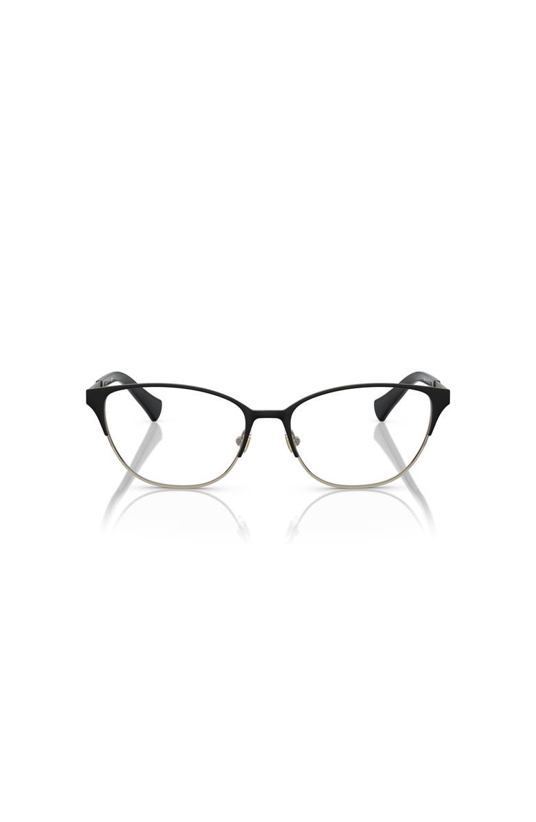 RALPH 54mm Cat Eye optical glasses, Alternate, color, Black