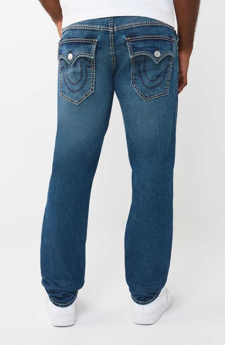 True Religion Geno Big T Flap Pocket Slim Fit Jeans, Alternate, color, Medium Blue Comet