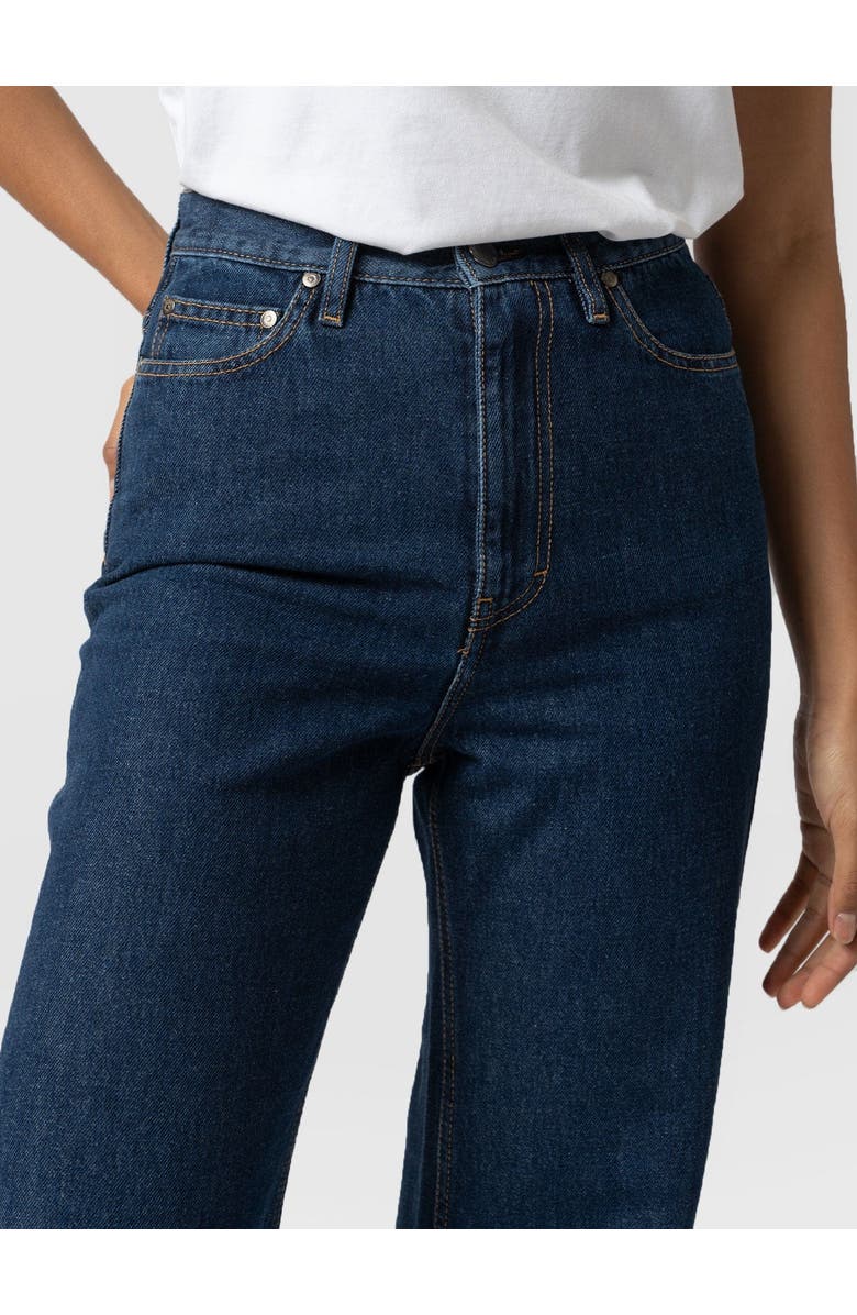 Saint + Sofia Wide Leg Jeans, Alternate, color, Indigo Blue