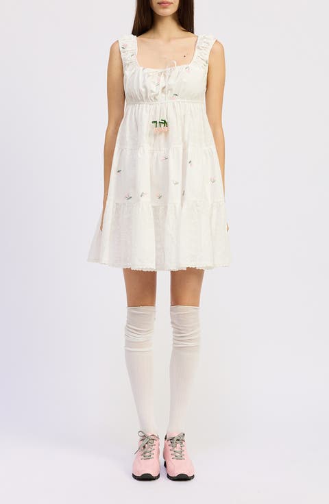 Cherie Cotton Babydoll Dress