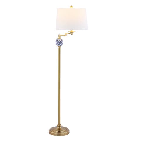 Aveiro Classic Midcentury Iron LED Floor Lamp