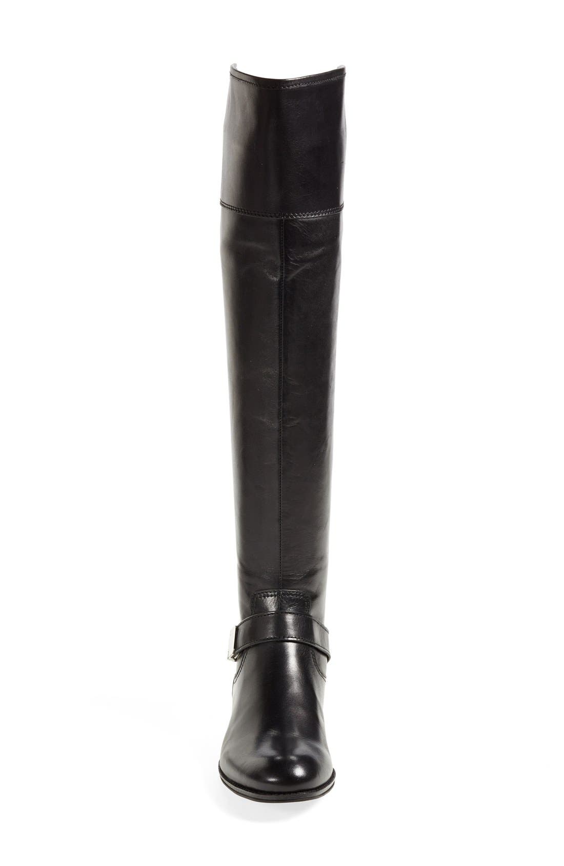 COACH 'Madeleine' Over the Knee Leather Boot, Alternate, color, 