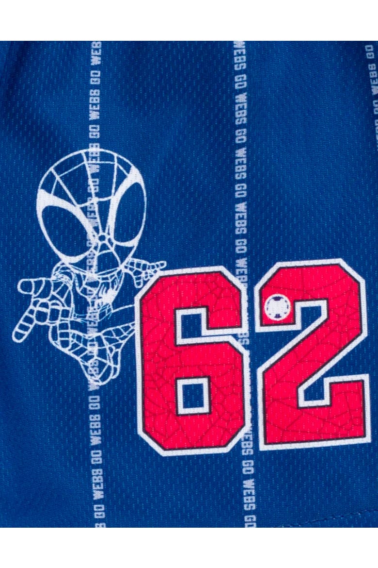 Spidey and His Amazing Friends Athletic Mesh Tank Top and Shorts Set, Alternate, color, Spider Man Navy
