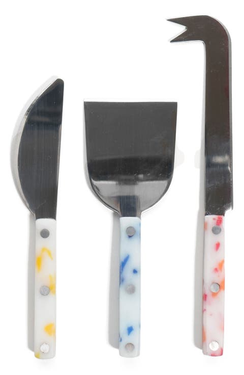 3-Piece Confetti Cheese Knife Set