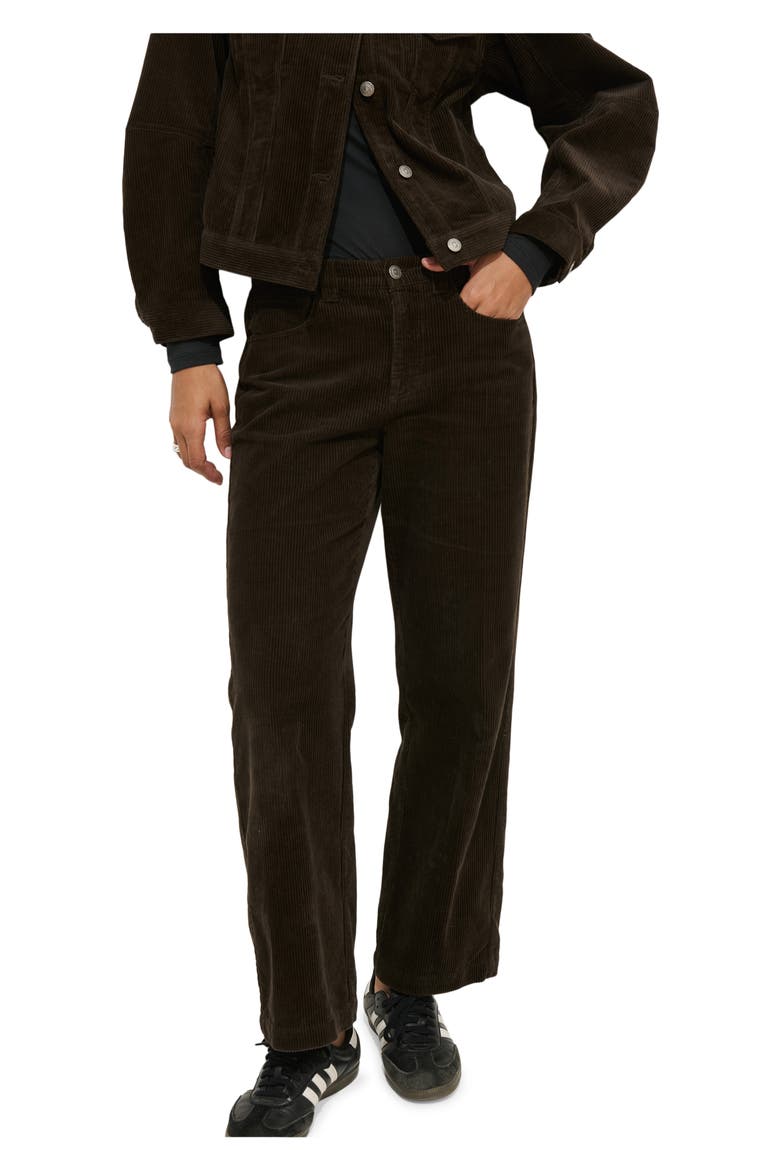 Darci Corduroy Chinos, Main, color, CHOCOLATE