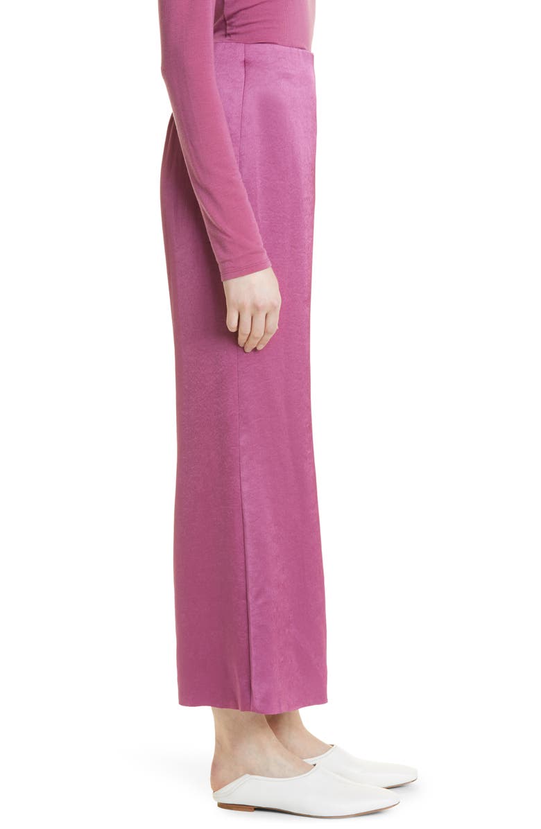 Vince Satin Crop Flare Leg Pants, Alternate, color, 