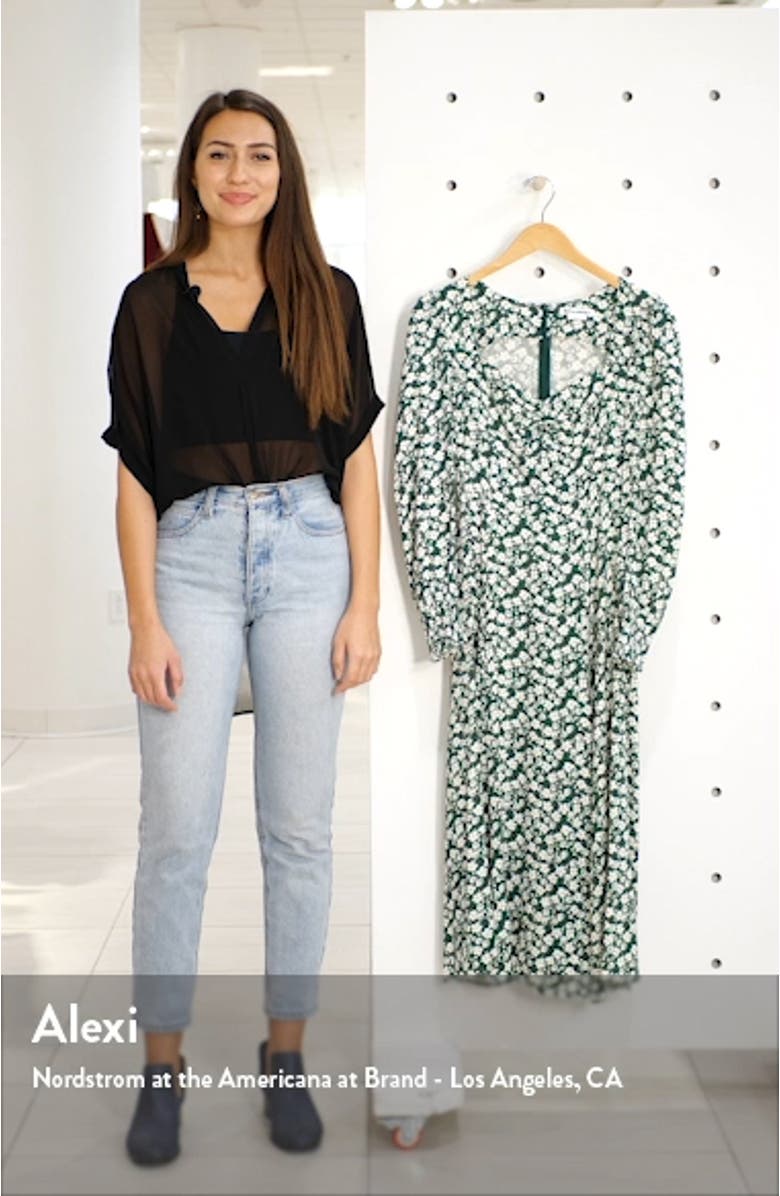 Wallflower Long Sleeve Midi Dress, sales video thumbnail