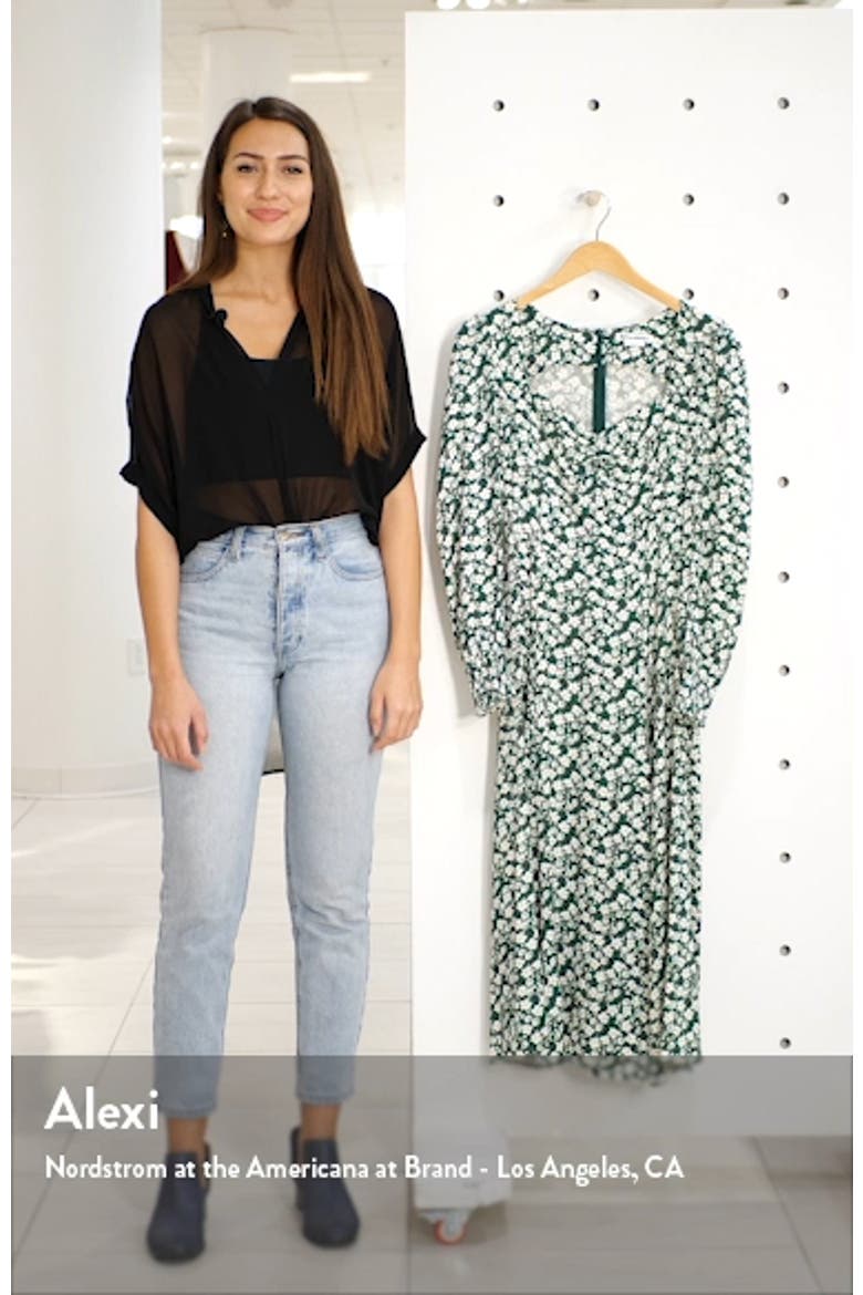 Wallflower Long Sleeve Midi Dress video
