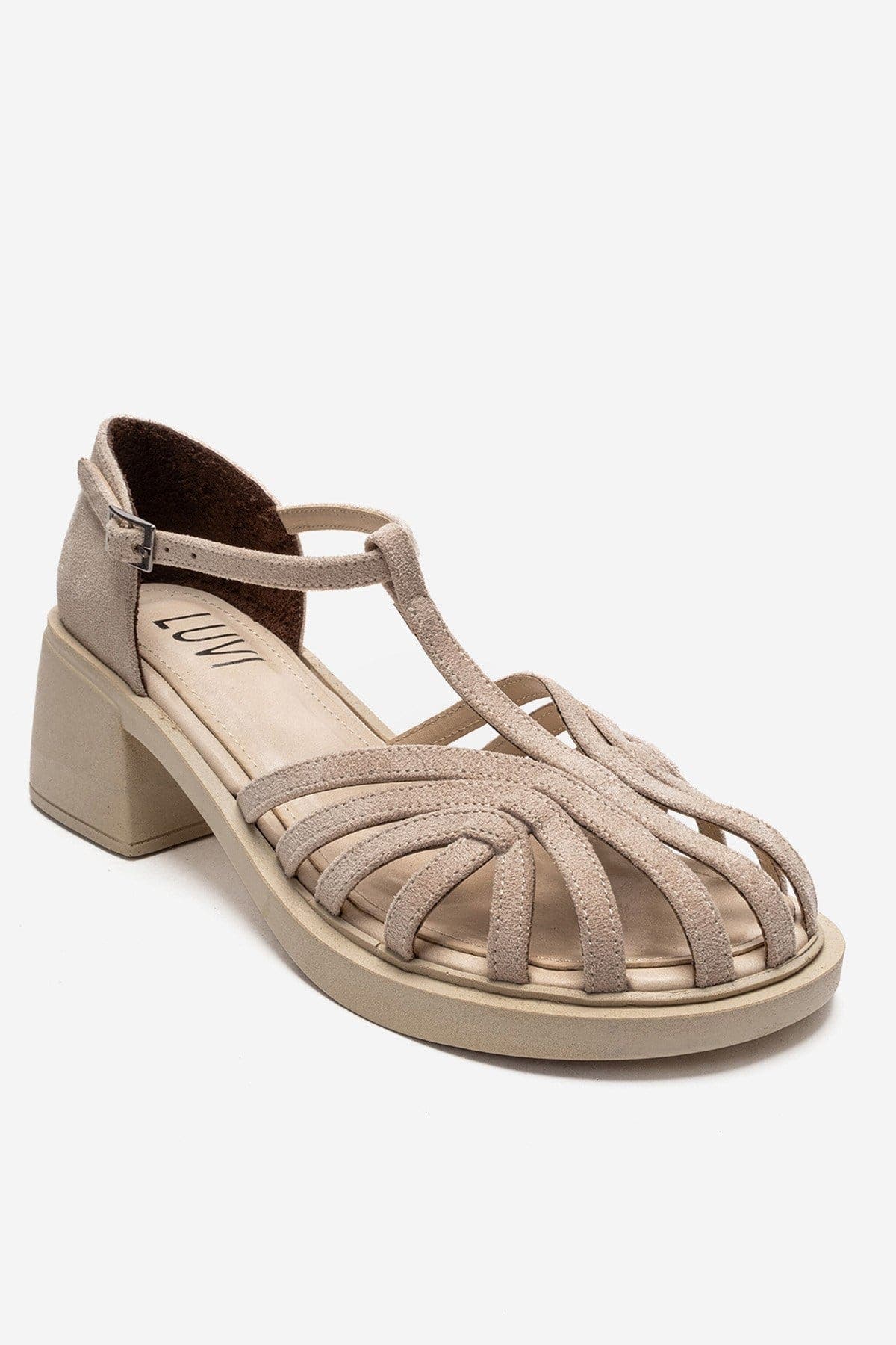 Nolana Block Heel Sandal, Alternate, color, Beige Suede